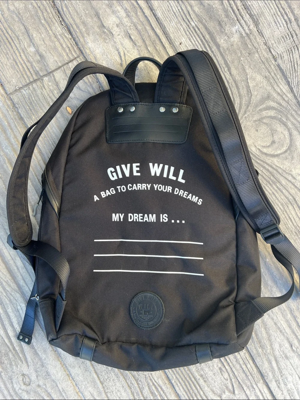 black rivet leather canvas backpack Waxed Rucksack the Retro Backpack Esme s water Runwell Canvas Backpack - Black